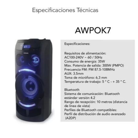 Parlante aiwa AWSP0k7 - Image 4